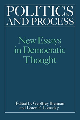 Beispielbild fr Politics and Process: New Essays in Democratic Thought zum Verkauf von California Books