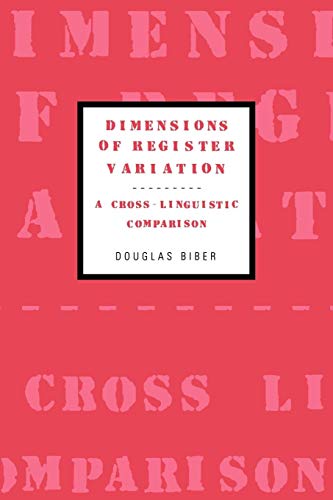 9780521024112: Dimensions of Register Variation: A Cross-Linguistic Comparison