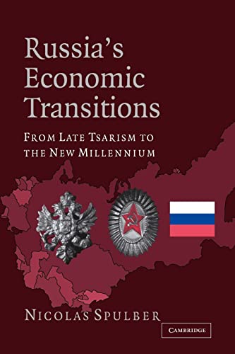 Stock image for Russia's Economic Transitions: From Late Tsarism to the New Millennium for sale by SecondSale