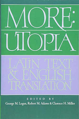 Beispielbild fr More: Utopia : Latin Text and English Translation zum Verkauf von Better World Books