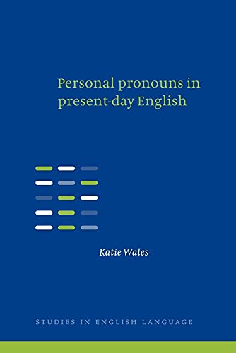 9780521025034: Personal Pronouns In Present-Day English (Studies In English Language)