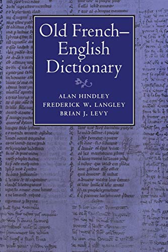 9780521027045: Old French-English Dictionary