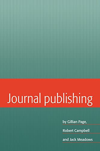 9780521027687: Journal Publishing