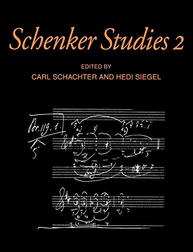 9780521028325: Schenker Studies 2 (Cambridge Composer Studies)