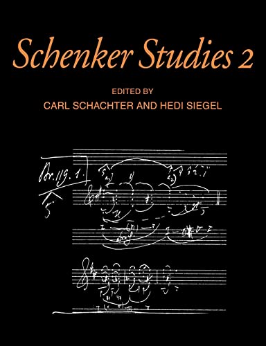 Imagen de archivo de Schenker Studies 2 (Cambridge Composer Studies) a la venta por BooksRun