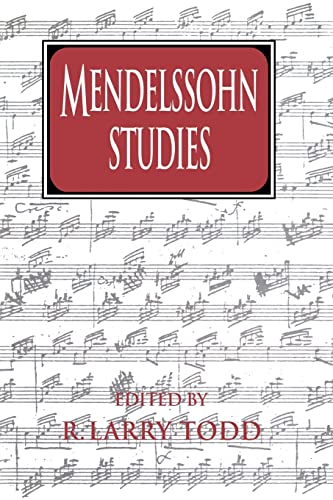 Imagen de archivo de Mendelssohn Studies (Cambridge Composer Studies) a la venta por mountain