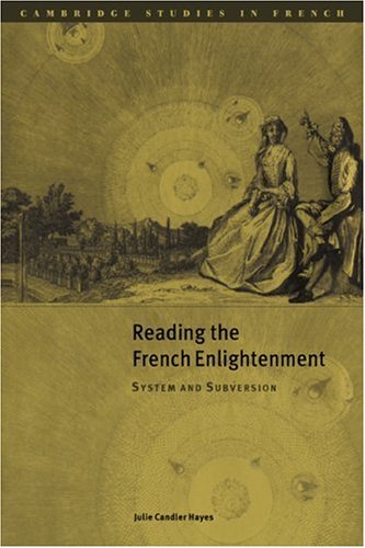 9780521030960: Reading the French Enlightenment: System and Subversion