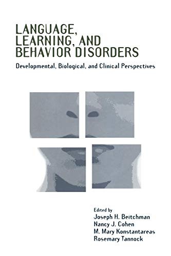 9780521031332: Lang Learning & Behavior Disorders: Developmental, Biological, and Clinical Perspectives