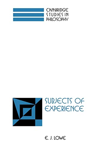 Imagen de archivo de Subjects of Experience (Cambridge Studies in Philosophy) a la venta por Lucky's Textbooks