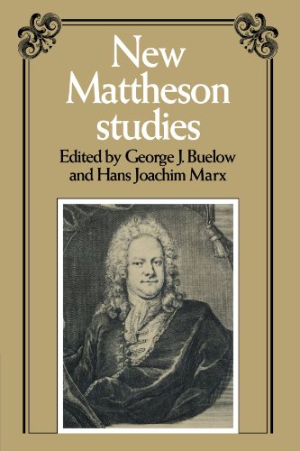 Stock image for New Mattheson Studies for sale by Lucky's Textbooks