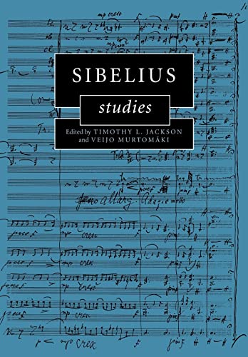 Imagen de archivo de Sibelius Studies (Cambridge Composer Studies) a la venta por Lucky's Textbooks