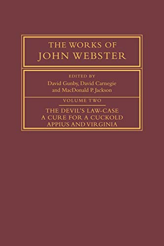 Beispielbild fr The Works of John Webster v2 zum Verkauf von Labyrinth Books