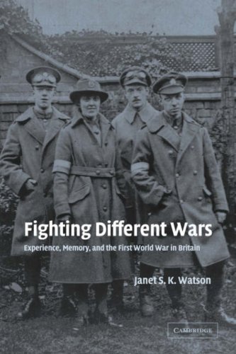 Beispielbild fr Fighting Different Wars : Experience, Memory, and the First World War in Britain zum Verkauf von Better World Books