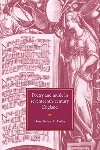 9780521036290: Poetry and Music in 17C England