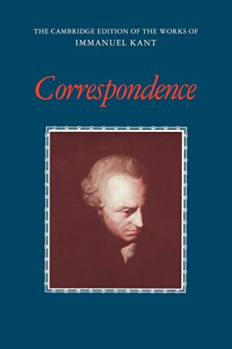 Imagen de archivo de Correspondence (The Cambridge Edition of the Works of Immanuel Kant) a la venta por Lucky's Textbooks