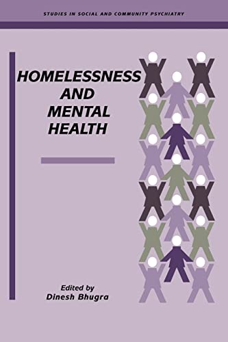 Imagen de archivo de Homelessness and Mental Health (Studies in Social and Community Psychiatry) a la venta por BooksRun