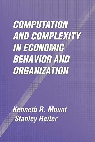 Imagen de archivo de Computation and Complexity in Economic Behavior and Organization a la venta por Chiron Media