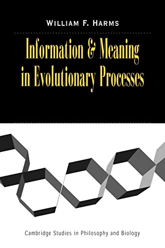 Imagen de archivo de Information and Meaning in Evolutionary Processes (Cambridge Studies in Philosophy and Biology) a la venta por HPB-Red