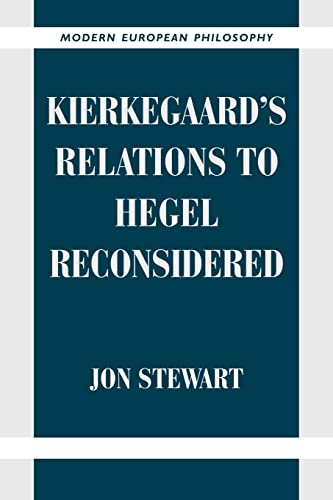9780521039512: Kierkegaard's Rel Hegel Reconsiderd