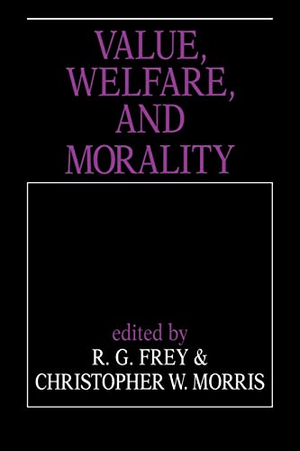 Imagen de archivo de Value, Welfare, and Morality a la venta por Skihills Books