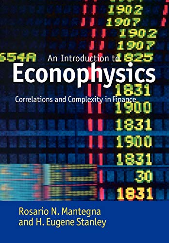 Imagen de archivo de Introduction to Econophysics: Correlations and Complexity in Finance a la venta por Greener Books
