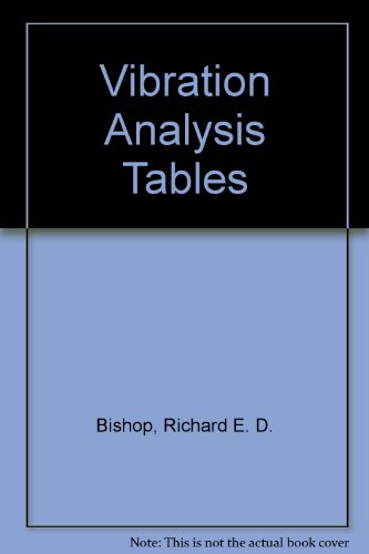 9780521042598: Vibration Analysis Tables