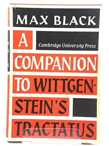 9780521042642: A Companion to Wittgenstein's 'Tractatus'
