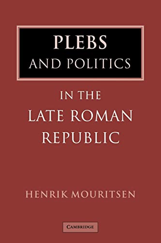 9780521044165: Plebs Politics Late Roman Republic
