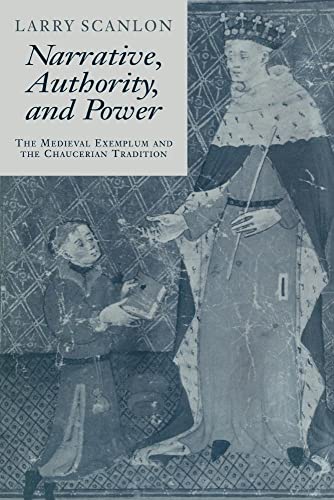 9780521044257: Narrative, Authority and Power: The Medieval Exemplum and the Chaucerian Tradition