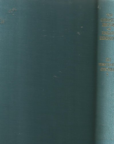 Beispielbild fr THE CAMBRIDGE HISTORY OF ENGLISH LITERATURE: VOL. XII - THE NINETEENTH CENTURY, PART ONE. zum Verkauf von Cambridge Rare Books