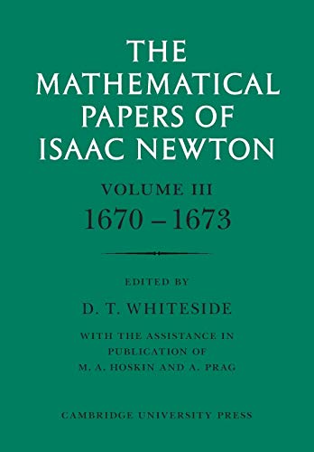 Beispielbild fr The Mathematical Papers of Isaac Newton: Volume 3 zum Verkauf von Chiron Media