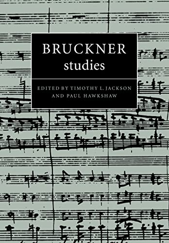 Imagen de archivo de Bruckner Studies (Cambridge Composer Studies) a la venta por HPB-Red