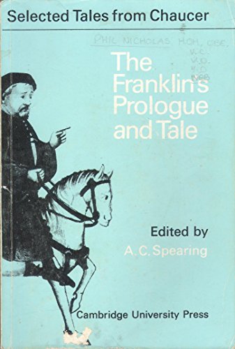 Imagen de archivo de The Franklin's Prologue and Tale a la venta por Better World Books