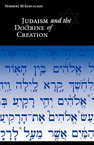 9780521046855: Judaism and the Doctrine of Creation
