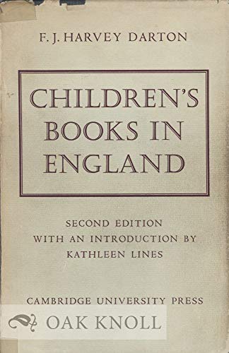 9780521047746: Children's Books in England: Five Centuries of Social Life