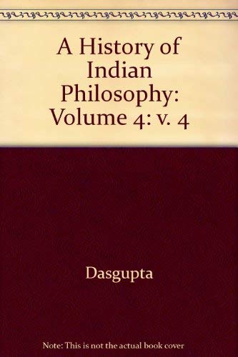 Beispielbild fr History Indian Philosophy zum Verkauf von Better World Books