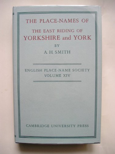 9780521049078: English Place-Name Society: Volume 14, The Place-Names of the East Riding of Yorkshire and York