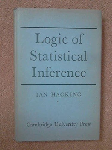 9780521051651: Logic of Statistical Inference