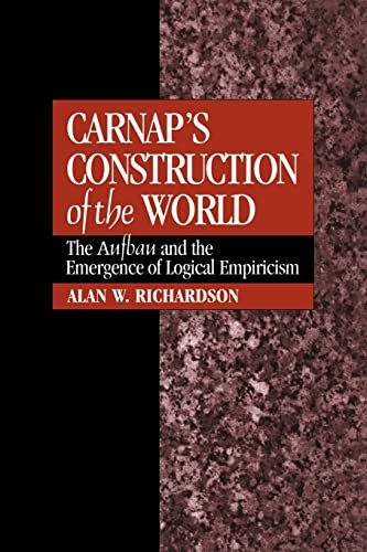 Carnap'S Construction Of The World Pb - Vv.Aa.