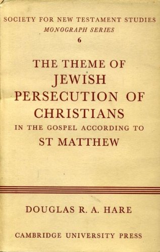 Stock image for Theme of Jewish Persecution of Christians in the Gospel According to St Matthew for sale by Better World Books: West