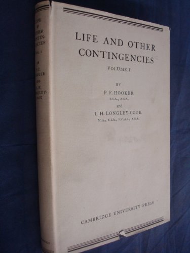Stock image for Life And Other Contingencies Volume 1 for sale by Hanselled Books