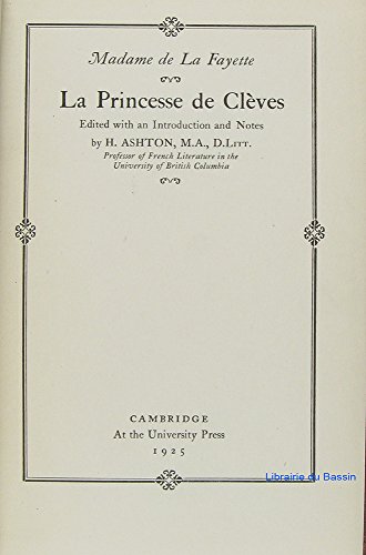 9780521055031: Princesse de Cleves