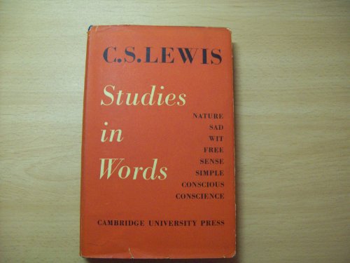 9780521055475: Studies in Words