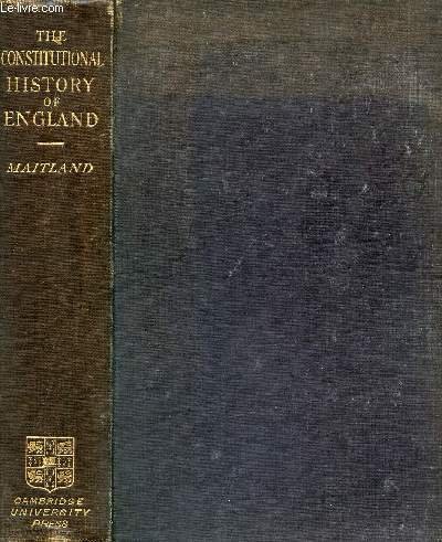 9780521056564: The Constitutional History of England