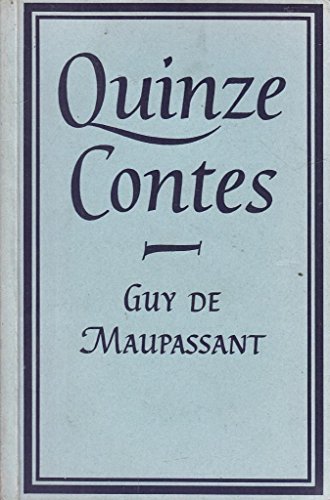 9780521056939: Maupassant: Quinze contes: A Selection with Introduction and Notes