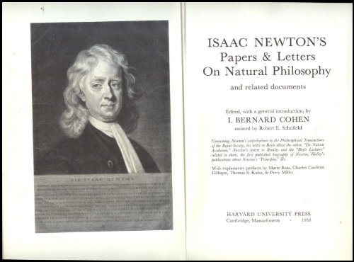 9780521058162: Isaac Newton's Papers and Letters on Natural Philosophy: And Related Documents