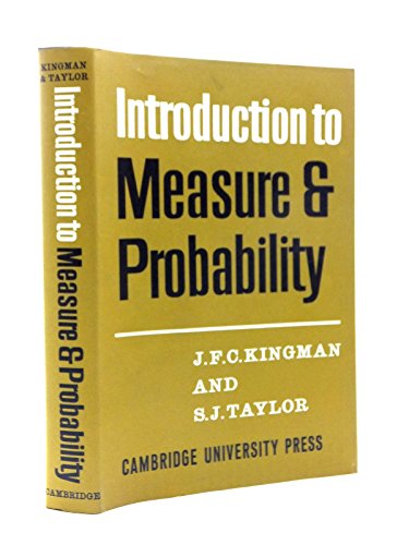Stock image for Introduction to Measure and Probability for sale by Better World Books