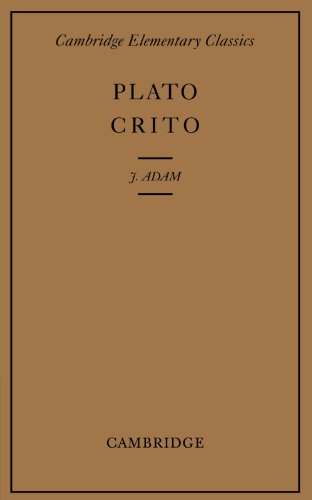 Plato: Crito (Cambridge Elementary Classics: Greek) - Adam, J.