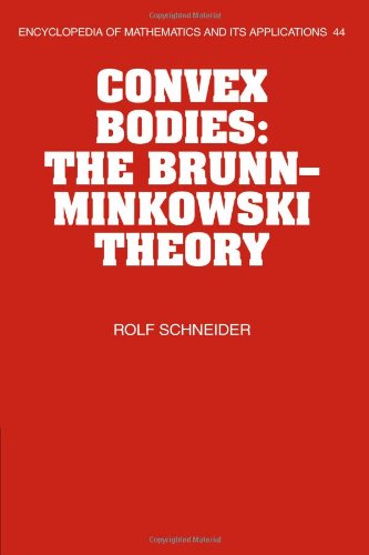 9780521059916: Convex Bodies: The Brunn-Minkowski Theory