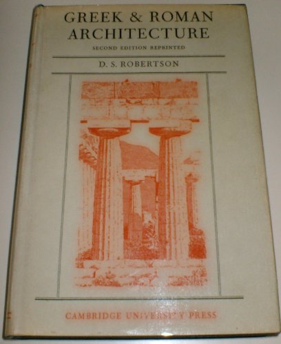 Stock image for Greek and Roman Architecture for sale by Better World Books